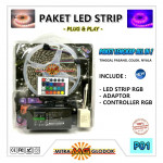 LED Strip SMD 5050 Full Color RGB Paket Lengkap + Adaptor dan Controller